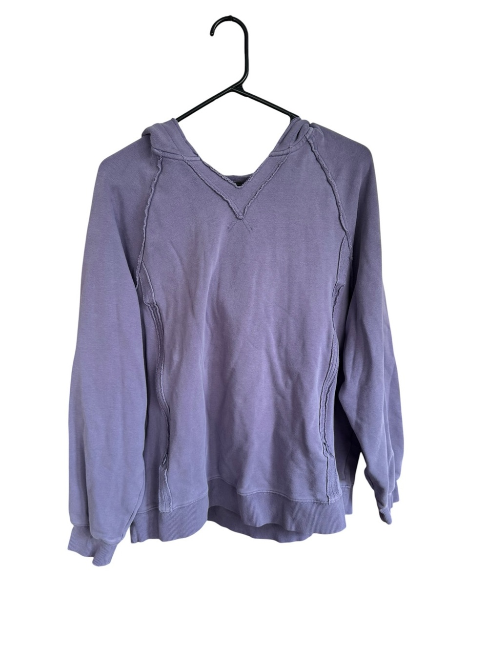 MOVEMAMA relaxed fit invisible zipper sweatshirt size medium